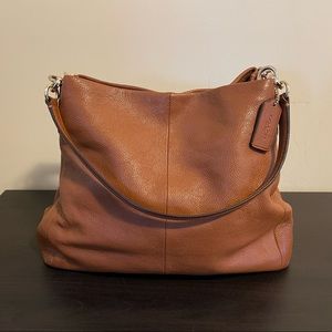 Coach Leather Brown Hobo Bag